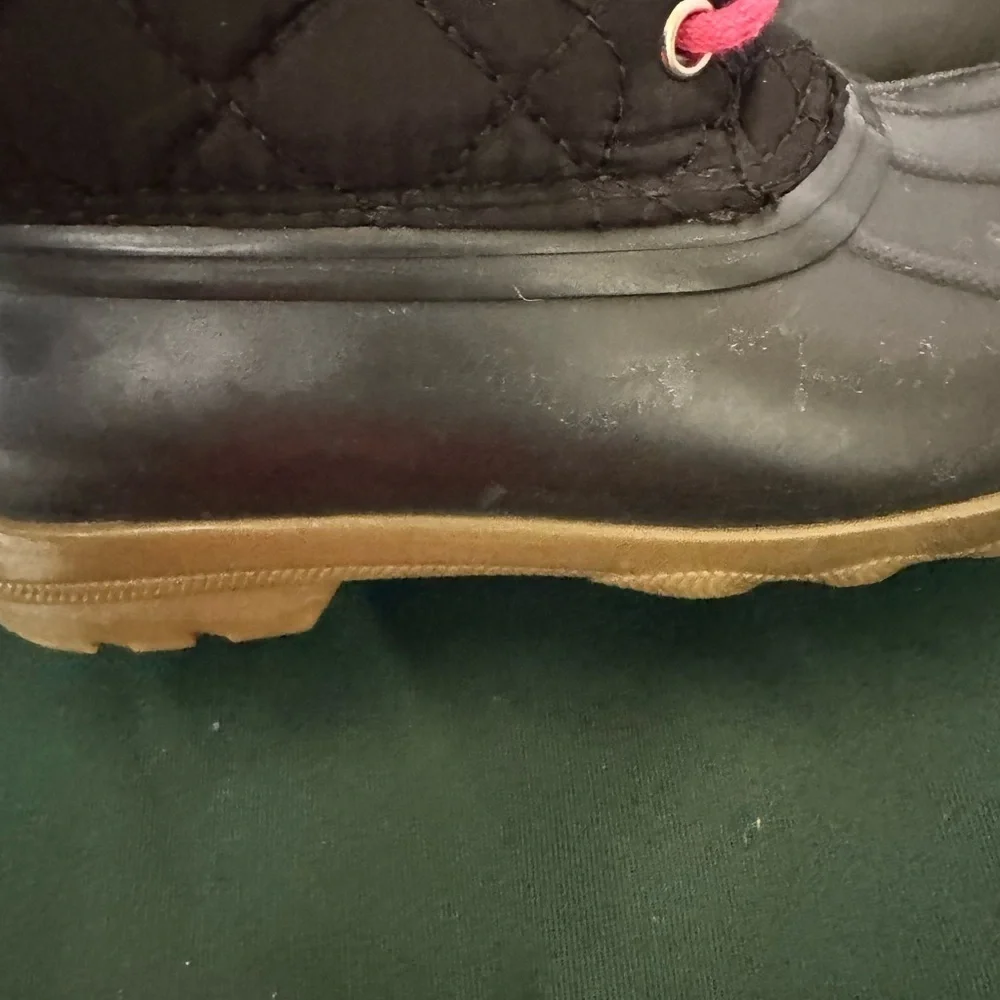 Pink and Black “Port Boots “ Size 13M